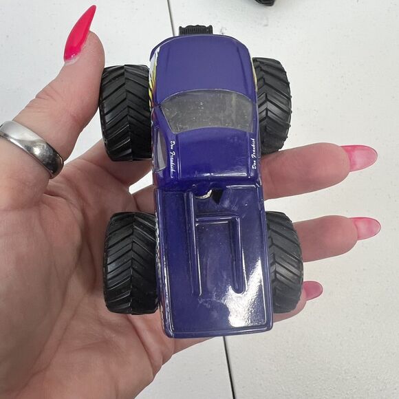 Lot of 3 Hot Wheels Monster Jam Truck Grave Digger Ninja Turtles Manic Rev Tredz - Picture 8 of 13